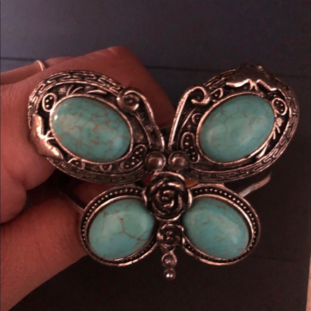 Turquoise Butterfly Bracelet